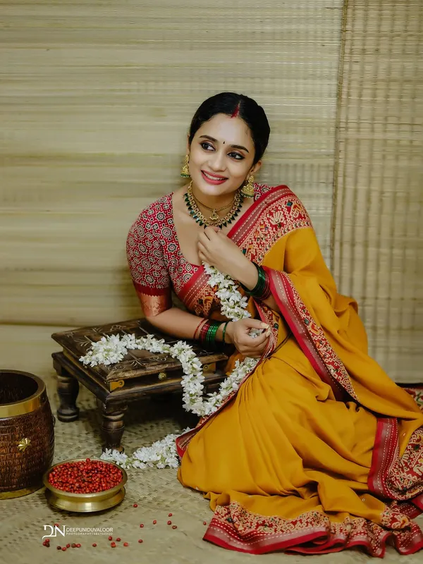 MUSTARD_YELLOW_:_MULCOTTON_SAREE