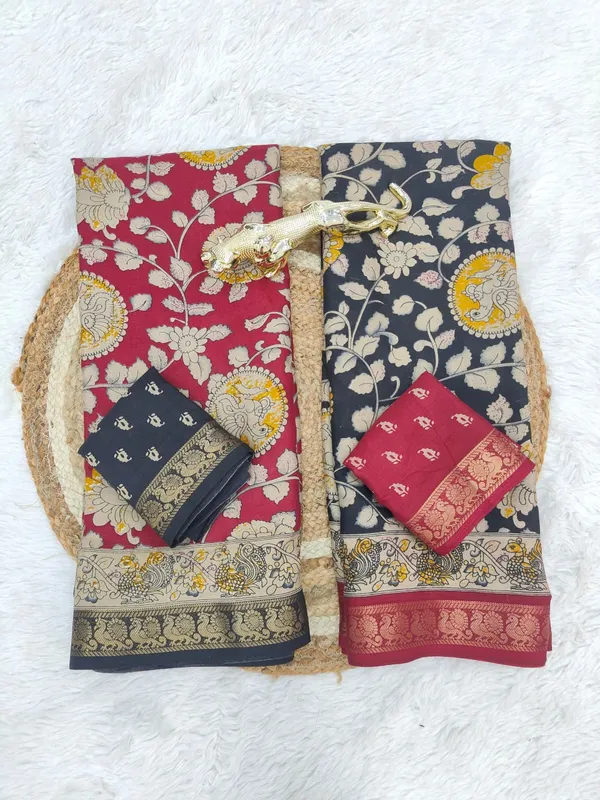 RED_MANGALARI__OFF_VISCOUSE_MILL_PRINTRED__SILK_SAREE_