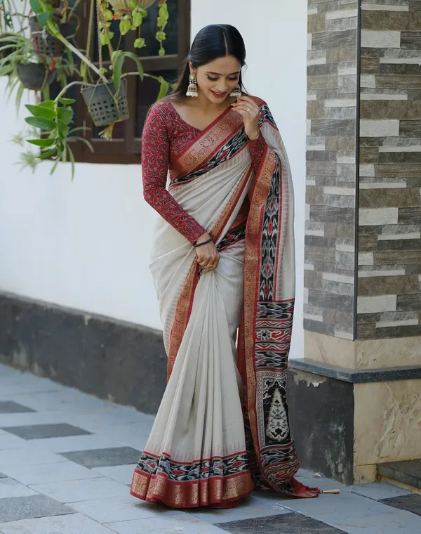 New_Trending__Kashmiri_Silk_Dolla_Patta__Saree_with_Blouse_Piece