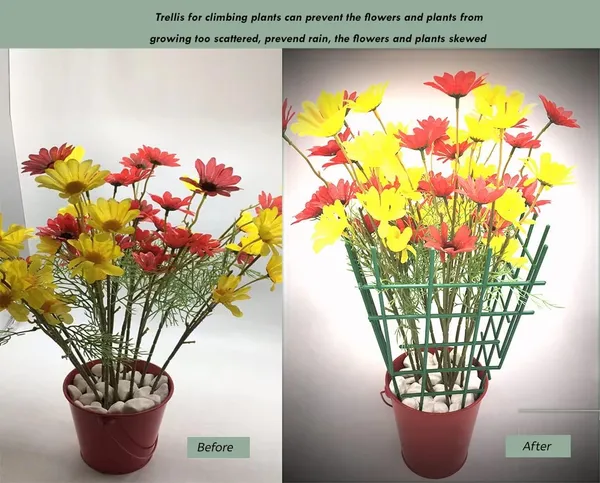 Multicolor_6-Piece_Pack_Trellis_Potted_Plants_Small_Garden_Trellis_Climbing_Plants_Outdoor_Stackable_Plastic_Trellis_Potted_Plants_Indoor_Diy_Climbing_Trellis_12X6.5_Inches_(2)_17W_x_31H_Centimeters