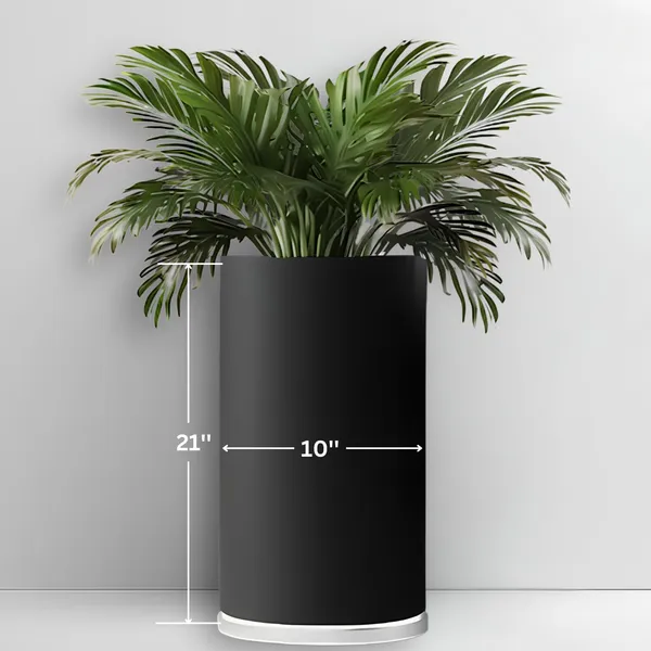 Black_Modern_White_Metal_Planters,_50.8_Cm_Tall,_Outdoor/Indoor_Flower_Pots_For_Balcony,_Deck,_Garden,_Patio,_Large_Size_Planters_For_Home_Decor____25L_x_25W_x_50H_Centimeters