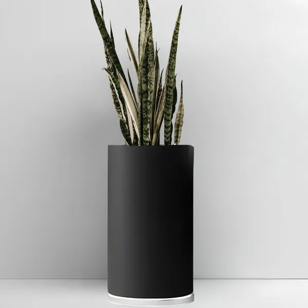 Black_Modern_White_Metal_Planters,_50.8_Cm_Tall,_Outdoor/Indoor_Flower_Pots_For_Balcony,_Deck,_Garden,_Patio,_Large_Size_Planters_For_Home_Decor____25L_x_25W_x_50H_Centimeters