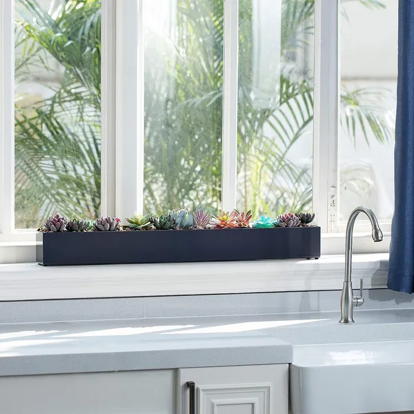 Grey_Modern_Narrow_Planter_Box_|_16"_Metal_Perfect_As_A_Succulent_Planter_For_Table_Or_Window_Sill_Planters_Indoor_|_Rectangular_Stainless_Steel_Long_Planter_40_x_8_x_9_Centimeters