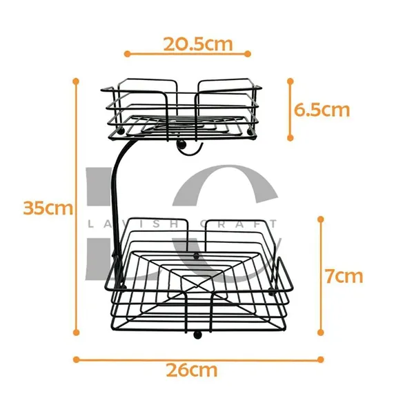 Black_C_Shape_2_Tier_Fruit_Basket_Fruit_Holder_For_Kitchen_Home_Dining_Table_Living_Room_Stable_And_Sturdy_Iron_Metal_Frame_Rust_Free_Finish_Easy_(Squareblack)_25_x_25_Centimeters