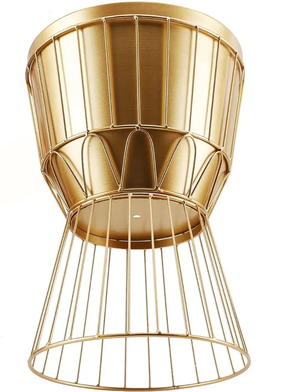 Gold_Metal_Plant_Stand_With_Pot_12"_Decorative_Metal_Plant_Holder_Stand_Indoor,_Gold_Plant_Stand_Modern_Flower_Potted_Rack_For_Corner_Display,Office_17.5"_Tall_(2_Pack)_30.5_x_30.5_x_43.2_Centimeters