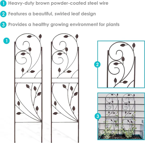 Black_32-Inch_Rustic_Plant_Design_Outdoor_Garden_Trellis_-_Metal_Wire_Plant_Support_Trellis_For_Climbing_Plants__(1)____16W_x_75H_Centimeters