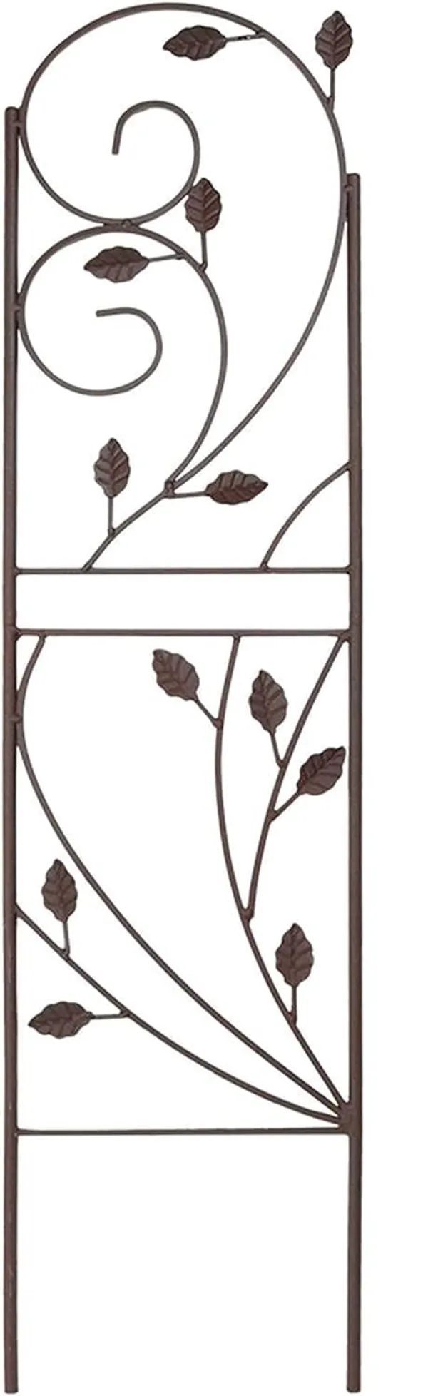 Black_32-Inch_Rustic_Plant_Design_Outdoor_Garden_Trellis_-_Metal_Wire_Plant_Support_Trellis_For_Climbing_Plants__(1)____16W_x_75H_Centimeters