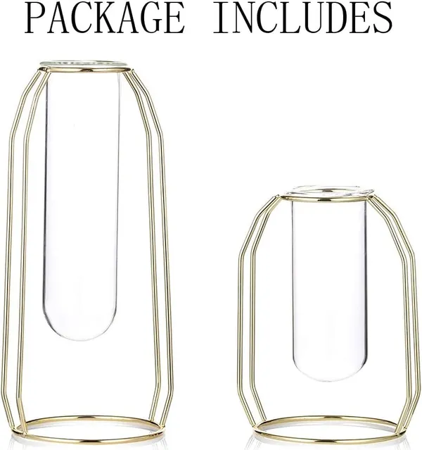 Gold_2_Pcs_Flower_Vases_With_Iron_Art_Frame_Geometric_Plant_Pot,_Centerpiece_Plant_Vase,_Plants_Tabletop_Display_Holder_For_Wedding_Indoor_Table__10L_x_10W_x_23H_Centimeters