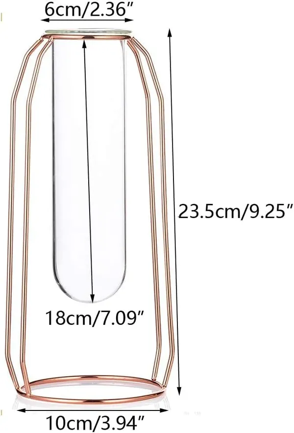 Rose_Gold_2_Pcs_Flower_Vases_With_Iron_Art_Frame_Geometric_Plant_Pot,_Centerpiece_Plant_Vase,_Plants_Tabletop_Display_Holder_For_Wedding_Indoor_Table_10L_x_10W_x_23H_Centimeters