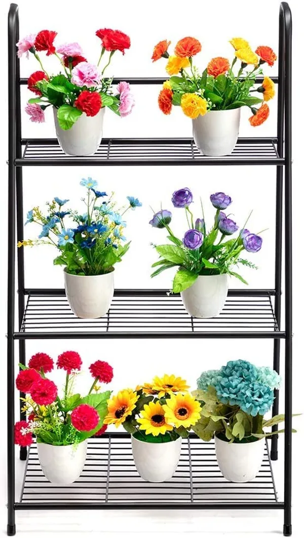 Black_Metal_Plant_Stand,_Ladder-Shaped_Storage_Rack_Stand_Shelf,_Shoe_Organizer,_Utility_Storage_For_Indoor_Outdoor_Use_(3_Tier)_70_x_25_x_25_Centimeters___1Kg