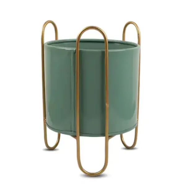 Sky_Blue_Rust_Free_Decorative_Table_Top_Mini_Plant_Stand_For_Artificial_Or_Natural_Iron_Plants_For_Indoor_Outdoor_Home_And_Garden_Decor_(Sky_Blue)_17_x_17_x_24_Centimeters