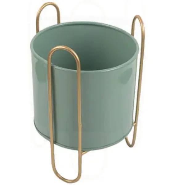 Sky_Blue_Rust_Free_Decorative_Table_Top_Mini_Plant_Stand_For_Artificial_Or_Natural_Iron_Plants_For_Indoor_Outdoor_Home_And_Garden_Decor_(Sky_Blue)_17_x_17_x_24_Centimeters