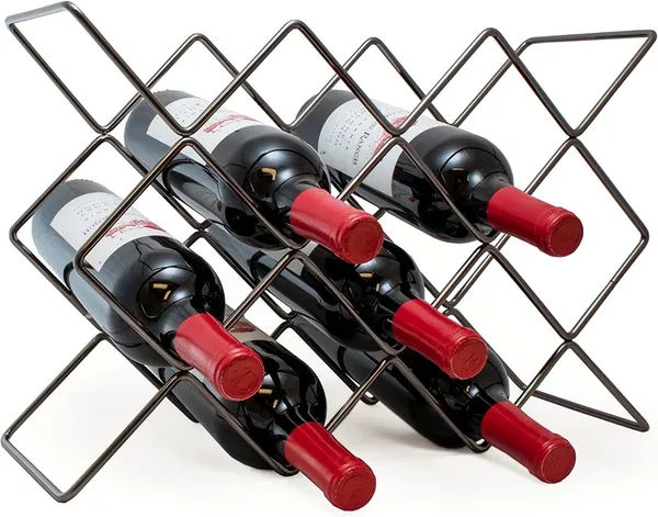 Gray_Wine_Rack_For_10_Bottles_Holder_Countertop_Free_Standing_Metal_-_Portable._Modern_&_Minimalistic_Design_Wine_Gifts_And_Accessories_For_Syrup____44L_x_15W_x_30H_Centimeters