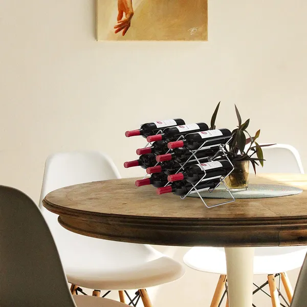 Gray_Wine_Rack_For_10_Bottles_Holder_Countertop_Free_Standing_Metal_-_Portable._Modern_&_Minimalistic_Design_Wine_Gifts_And_Accessories_For_Syrup____44L_x_15W_x_30H_Centimeters