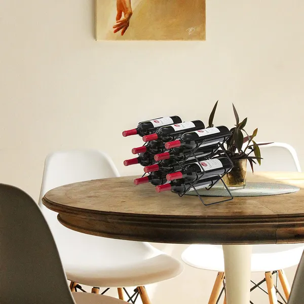 Gray_Wine_Rack_For_10_Bottles_Holder_Countertop_Free_Standing_Metal_-_Portable._Modern_&_Minimalistic_Design_Wine_Gifts_And_Accessories_For_Syrup____44L_x_15W_x_30H_Centimeters