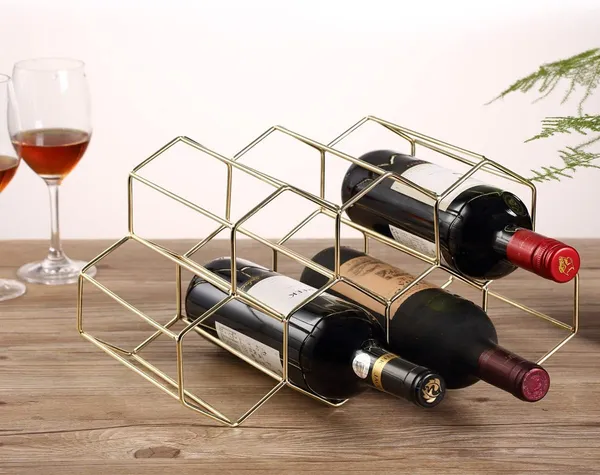 Gold_Metal_Wine_Bottle_Holder_Wine_Stand_Stackable_Wine_Shelf_For_9_Wine_Rack_Wine_Storage_Champagne_Holder_Wine_Storage_Home_Decor____37L_x_21W_x_20H_Centimeters