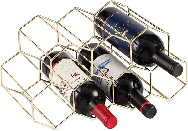 Gold_Metal_Wine_Bottle_Holder_Wine_Stand_Stackable_Wine_Shelf_For_9_Wine_Rack_Wine_Storage_Champagne_Holder_Wine_Storage_Home_Decor____37L_x_21W_x_20H_Centimeters