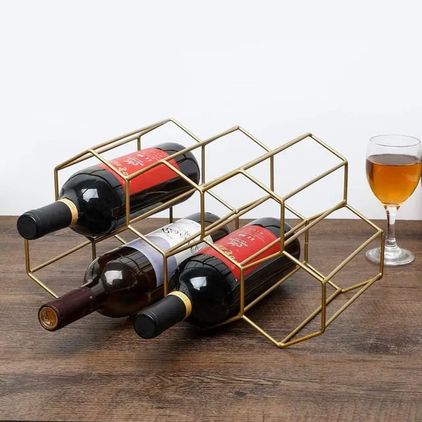 Gold_Metal_Wine_Bottle_Holder_Wine_Stand_Stackable_Wine_Shelf_For_9_Wine_Rack_Wine_Storage_Champagne_Holder_Wine_Storage_Home_Decor____37L_x_21W_x_20H_Centimeters