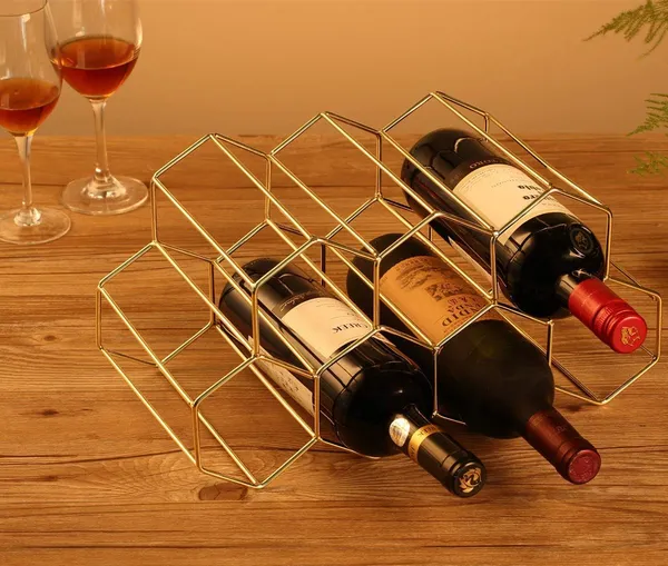 Gold_Metal_Wine_Bottle_Holder_Wine_Stand_Stackable_Wine_Shelf_For_9_Wine_Rack_Wine_Storage_Champagne_Holder_Wine_Storage_Home_Decor____37L_x_21W_x_20H_Centimeters