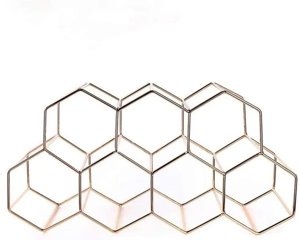 Gold_Metal_Wine_Bottle_Holder_Wine_Stand_Stackable_Wine_Shelf_For_9_Wine_Rack_Wine_Storage_Champagne_Holder_Wine_Storage_Home_Decor____37L_x_21W_x_20H_Centimeters