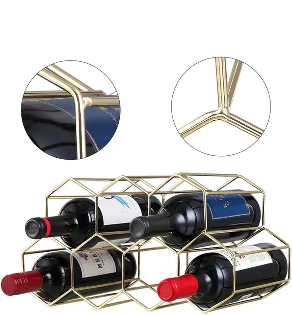 Gold_Metal_Wine_Bottle_Holder_Wine_Stand_Stackable_Wine_Shelf_For_9_Wine_Rack_Wine_Storage_Champagne_Holder_Wine_Storage_Home_Decor____37L_x_21W_x_20H_Centimeters