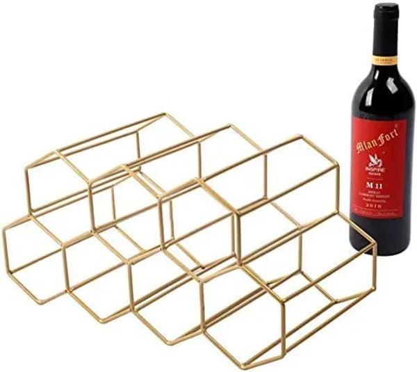 Gold_Metal_Wine_Bottle_Holder_Wine_Stand_Stackable_Wine_Shelf_For_9_Wine_Rack_Wine_Storage_Champagne_Holder_Wine_Storage_Home_Decor____37L_x_21W_x_20H_Centimeters