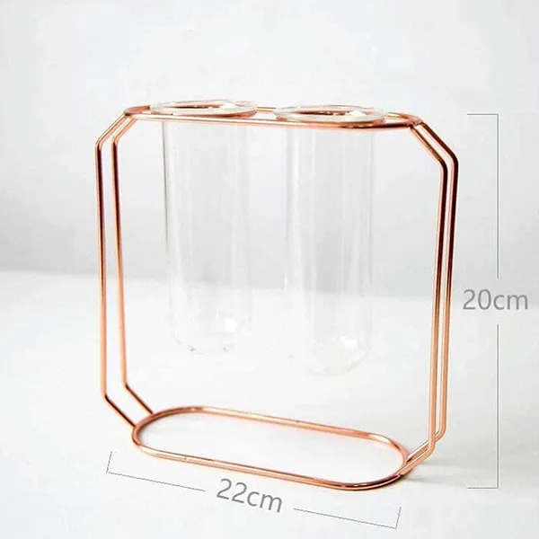 Rose_Gold_Wire_Vase_With_Clear_Glass_Test_Tube_Metal_Frame_Flower_Centerpiece_For_Home,_Office,_Modern_Vases_For_Flowers_Decorative_Art_Table_Vase____11L_x_11W_x_24H_Centimeters