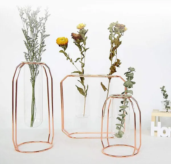 Rose_Gold_Wire_Vase_With_Clear_Glass_Test_Tube_Metal_Frame_Flower_Centerpiece_For_Home,_Office,_Modern_Vases_For_Flowers_Decorative_Art_Table_Vase____11L_x_11W_x_24H_Centimeters