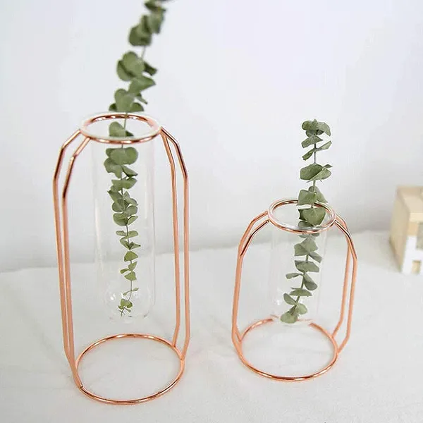 Rose_Gold_Wire_Vase_With_Clear_Glass_Test_Tube_Metal_Frame_Flower_Centerpiece_For_Home,_Office,_Modern_Vases_For_Flowers_Decorative_Art_Table_Vase____11L_x_11W_x_24H_Centimeters