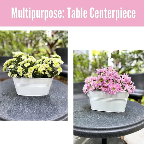 Multicolor_Rail_Planter_Outdoor_Metal_Iron_Hanging_Flower_Pots_Deck_Railings_Fence_Buckets_Modern_Countryside_Boho_Style_White_Wall_Mount_Window_Box_Plant_Decor_(2Set)_25_x_11_x_13_Centimeters