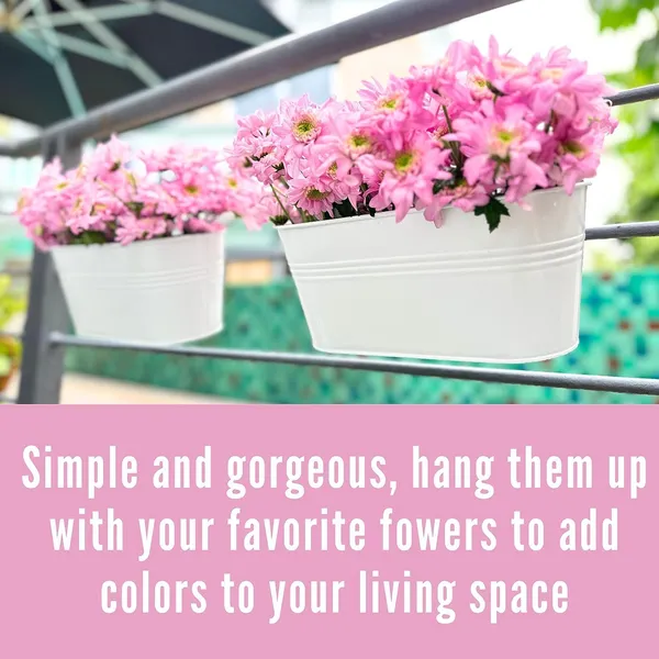 Multicolor_Rail_Planter_Outdoor_Metal_Iron_Hanging_Flower_Pots_Deck_Railings_Fence_Buckets_Modern_Countryside_Boho_Style_White_Wall_Mount_Window_Box_Plant_Decor_(2Set)_25_x_11_x_13_Centimeters