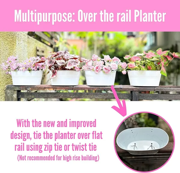 Multicolor_Rail_Planter_Outdoor_Metal_Iron_Hanging_Flower_Pots_Deck_Railings_Fence_Buckets_Modern_Countryside_Boho_Style_White_Wall_Mount_Window_Box_Plant_Decor_(2Set)_25_x_11_x_13_Centimeters