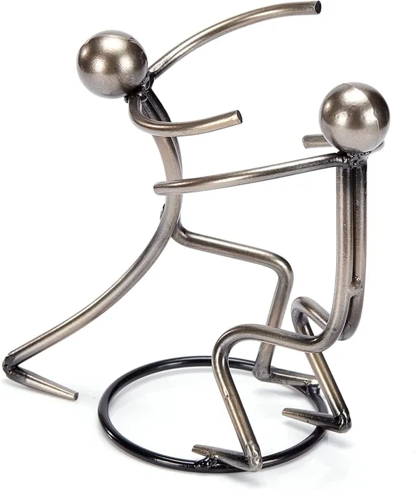 Silver_Tabletop_Wine_Rack_abletop_Metallic_Silver_Freestanding_Countertop_Figurine_Wine_Bottle_Holder,_Unique_Wine_Gifts_And_Accessories_For_Wine_Lovers_(Couple_1)____17L_x_9W_x_17H_Centimeters