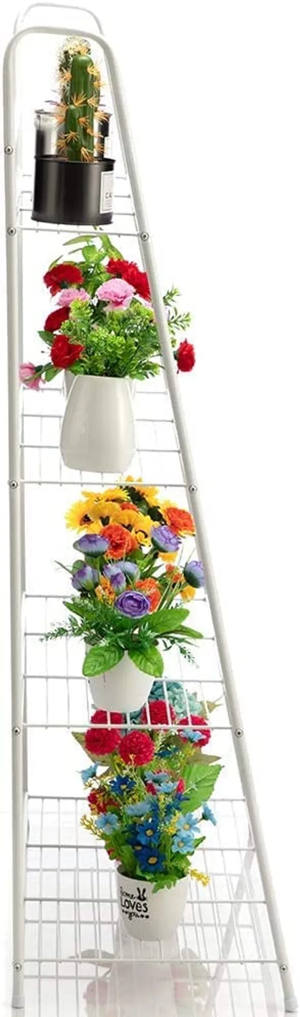 Black_Metal_Plant_Stand,_Ladder-Shaped_Storage_Rack_Stand_Shelf,_Shoe_Organizer,_Utility_Storage_For_Indoor_Outdoor_Use_(4_Tier)_70_x_25_x_25_Centimeters