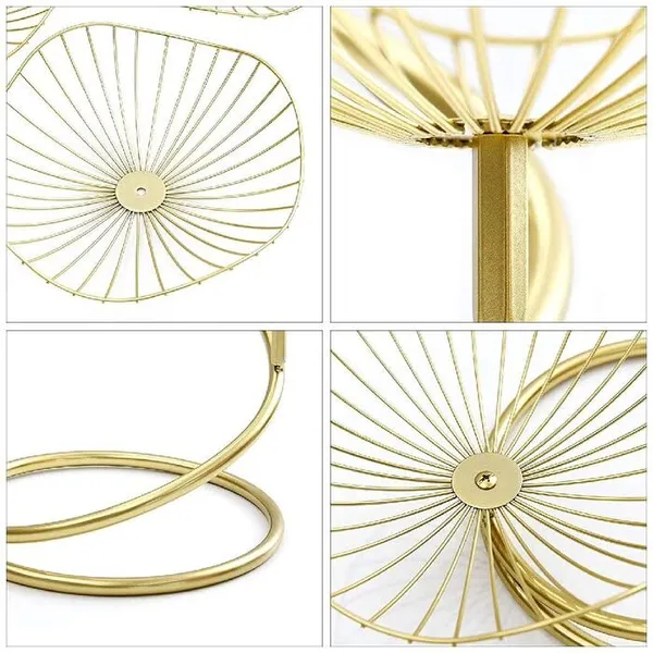 Gold_Spiral_Stem_Fruit_Basket_Stand_Iron_Metal_Wire_Sturdy_Stable_Frame_Rustfree_Finishing_Kitchen_Home_Fruit_Holder_Easy_Assembly_Living_Dining_Room_Kitchen_Multi_Purpose___48W_x_34H_Centimeters