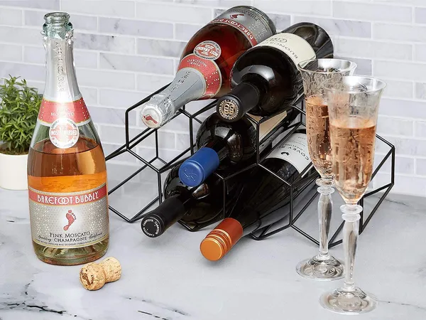 Black_Countertop_Wine_Rack_Bottle_Wine_Holder_For_Red_White_Wine_Storage_Freestanding_Metal_Wine_Rack_Small_Tabletop_Wine_Rack_Modern_Wine_Bottle_Holder_(M11)____10L_x_25W_x_25H_Centimeters
