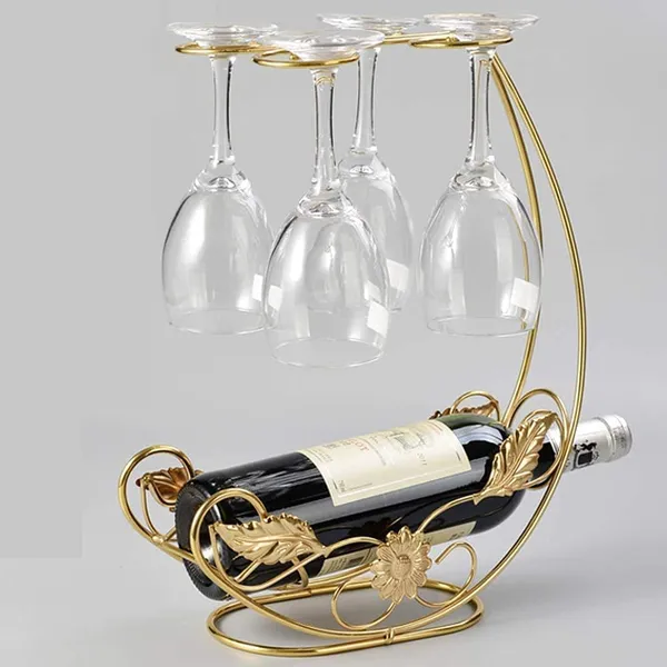 Gold_Wine_Glass_Holder_-_Wine_Rack_Table_Top_Goblet_Holder_-_Storage_Rack_For_Bar_Kitchen_Easy_Access_And_Storage_Wine_Glass_Gold_(4+1)____32L_x_12W_x_35H_Centimeters