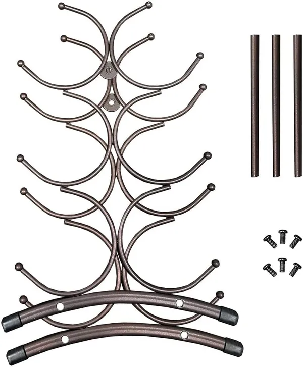 Brown_Countertop_Wine_Rack_Chrome,_5_Or_6_-Bottle_Tabletop_Wine_Rack_Wine_Holder_For_Display_Wine_Wine_Rack_Wine_Racks_For_Kitchen_Countertop_Table_(6_Bottle)_17L_x_20W_x_27H_Centimeters