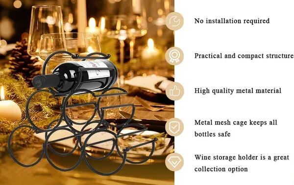 Black_Countertop_Wine_Rack_Bottle_Wine_Holder_For_Red_White_Wine_Storage_Freestanding_Metal_Wine_Rack_Small_Tabletop_Wine_Rack_Modern_Wine_Bottle_Holder_(M14)____10L_x_25W_x_25H_Centimeters