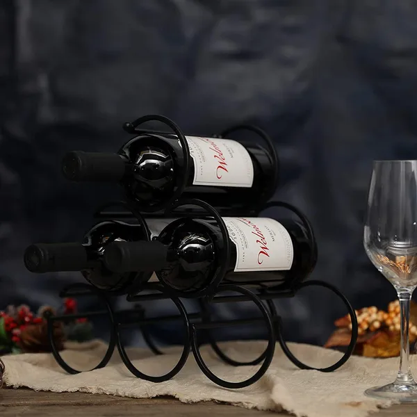 Black_Countertop_Wine_Rack_Bottle_Wine_Holder_For_Red_White_Wine_Storage_Freestanding_Metal_Wine_Rack_Small_Tabletop_Wine_Rack_Modern_Wine_Bottle_Holder_(M14)____10L_x_25W_x_25H_Centimeters