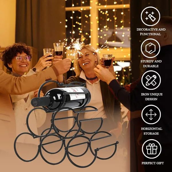 Black_Countertop_Wine_Rack_Bottle_Wine_Holder_For_Red_White_Wine_Storage_Freestanding_Metal_Wine_Rack_Small_Tabletop_Wine_Rack_Modern_Wine_Bottle_Holder_(M14)____10L_x_25W_x_25H_Centimeters