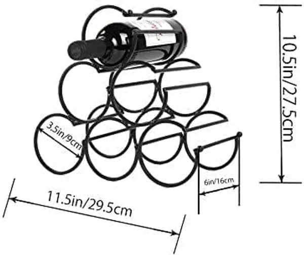 Black_Countertop_Wine_Rack_Bottle_Wine_Holder_For_Red_White_Wine_Storage_Freestanding_Metal_Wine_Rack_Small_Tabletop_Wine_Rack_Modern_Wine_Bottle_Holder_(M14)____10L_x_25W_x_25H_Centimeters