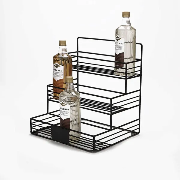 Black_Decorative_12_Wine_Bottle_Holder_Stand_Can_Fix_On_Wall_Or_Can_Put_On_Table,_Whiskey_Bottle_Holders_Stand_For_Home,_Bottle_Stand_For_Kitchen_Modern_Stylish_36L_x_30W_x_40H_Centimeters