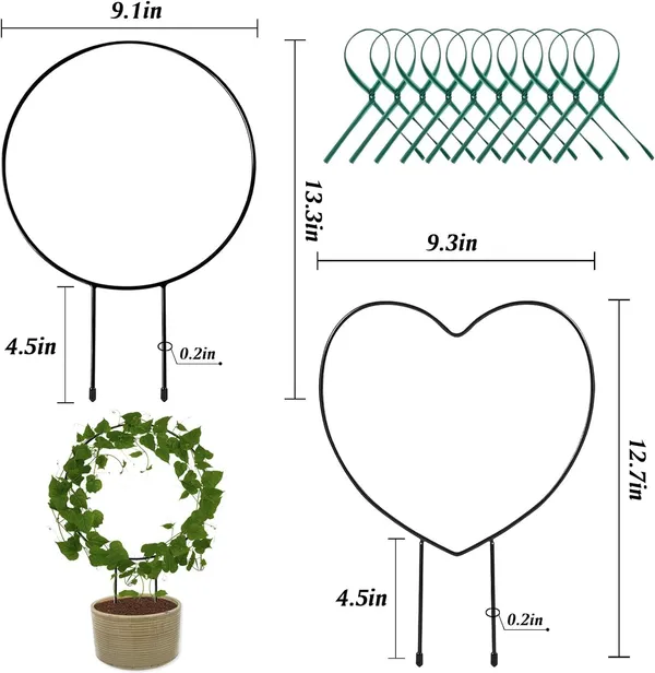 Black_Metal_Plant_Trellis_Climbing_Plants_Iron_Vine_Stem_Support_Wire_Plants_Climbing_Holder_Rack_Potted_Plants_Flowers_Indoor_Garden_Decor_Vertical_Gardening_Plant_Support_(2_+2_Hearts)