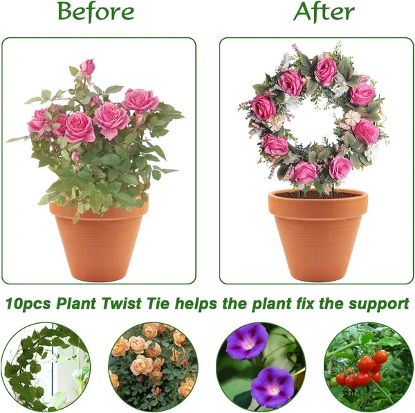 Black_Metal_Plant_Trellis_Climbing_Plants_Iron_Vine_Stem_Support_Wire_Plants_Climbing_Holder_Rack_Potted_Plants_Flowers_Indoor_Garden_Decor_Vertical_Gardening_Plant_Support_(2_+2_Hearts)