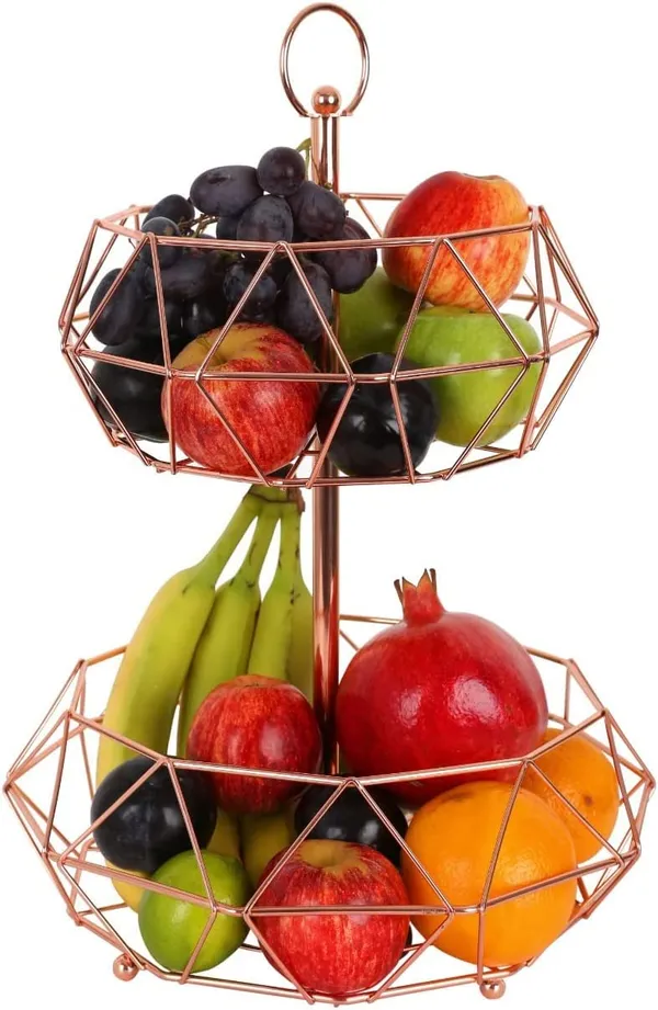 Gold_Fruit_Bowl_2_Tiers_Basket_Veg_Fruits_Storage_Rack_Fruit_Basket_Large_For_Kitchen_Counter_Top_Vegetables_Fruit_Rack_Dining_Table_Living,_Drawing_Room_Rust_Free____10L_x_10W_x_30H_Centimeters