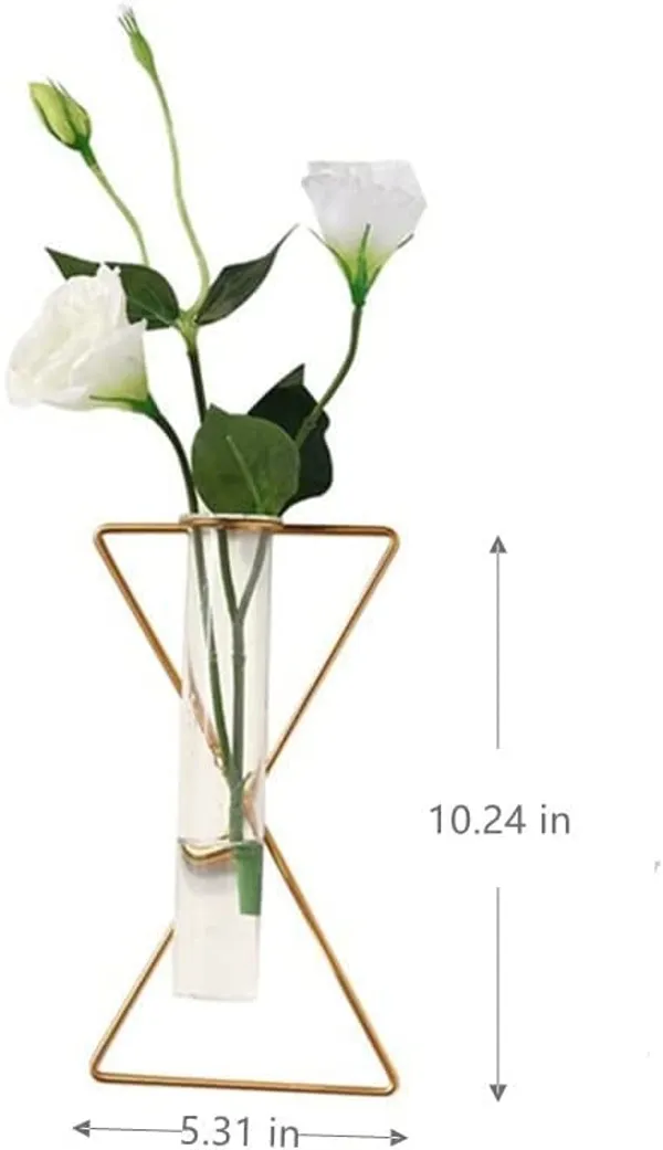 Multicolor_Gold_Wall_Vase_Hanging_Planter_Wall_Mounted_Glass_Tube_Bud_Vase_Decorative_For_Centerpieces_Wedding_Decoration_(Damru_Brick_2_Pcs)____17L_x_17W_x_20H_Centimeters