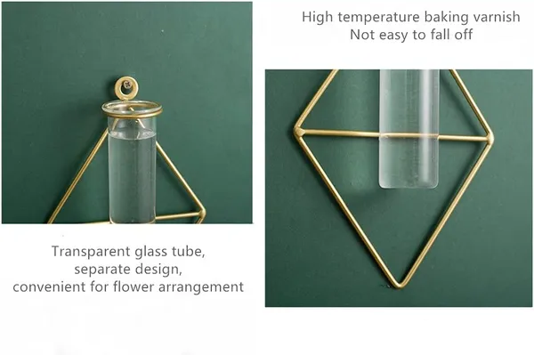 Multicolor_Gold_Wall_Vase_Hanging_Planter_Wall_Mounted_Glass_Tube_Bud_Vase_Decorative_For_Centerpieces_Wedding_Decoration_(Damru_Brick_2_Pcs)____17L_x_17W_x_20H_Centimeters