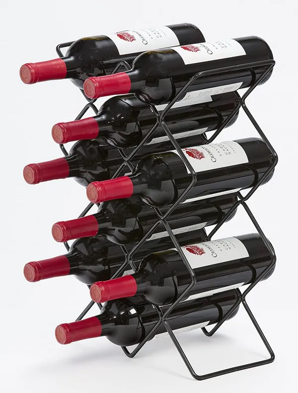 Black_Wine_Rack_For_10_Bottles_Holder_Countertop_Free_Standing_Metal_-_Portable._Modern_&_Minimalistic_Design_Wine_Gifts_And_Accessories_For_Wine_Lovers_For_Syrup____44L_x_15W_x_30H_Centimeters