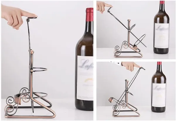 Bronze_Wine_Rack_Wine_Holder_Wine_Bottle_Holder_Wrought_Iron_Rack_Stand_Rotatable_Bottle_Holder_Storage_Holders_Home_Wedding_Party_Decor_Wine_Shelf_Storage_Racks_(3L)____18L_x_21W_x_47H_Centimeters